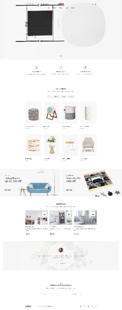 响应式/家居/家具/装饰用品/创意饰品类网站模板