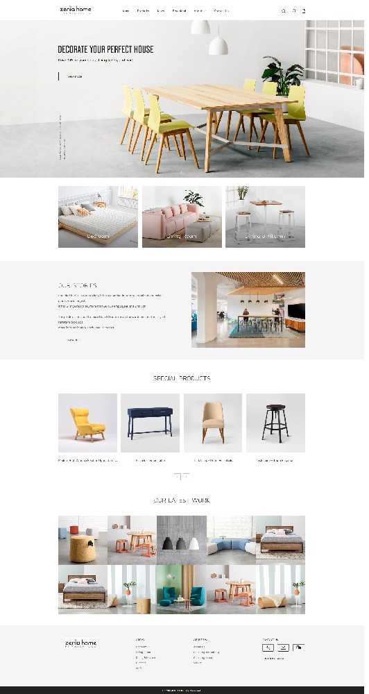 响应式家具生活网站模版