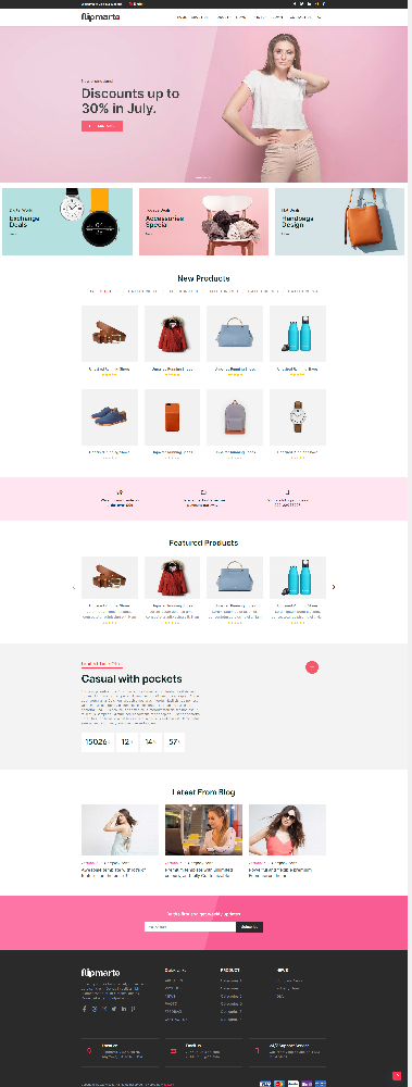 响应式外贸企业英语多语服装服饰饰品设计网站
