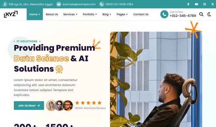 数据AI智能解决方案网站