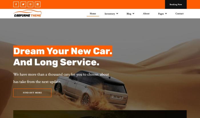 精品汽车经销商网站