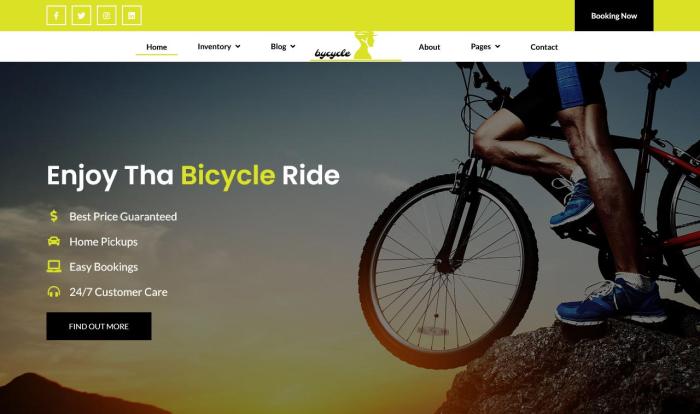 自行车在线展示销售网站