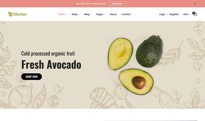 有机果蔬在线商城网站