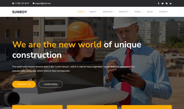 建筑项目展示专业网站